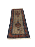27973-Moud Handmade /Hand-Knotted Persian Rug/Traditional/Carpet Authentic/ Size: 6'7" x 2'6" /201cm x 76cm