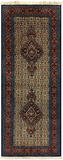 27973-Moud Handmade /Hand-Knotted Persian Rug/Traditional/Carpet Authentic/ Size: 6'7" x 2'6" /201cm x 76cm