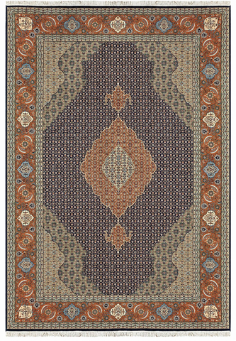 19426- Tabriz Persian Hand-knotted Carpet Authentic/Traditional Carpet/Rug/Size: 14'4" x 9'10"/437cm x 300cm
