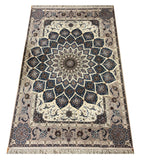 26716- Isfahan Persian Hand-Knotted Authentic/Traditional Carpet/Rug/ Size: 8'0'' x 5'3''