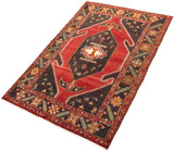 27857-Hamadan Hand-Knotted/Handmade Persian Rug/Carpet Tribal/Nomadic Authentic/ Size: 9'9" x 6'7"/297cm x 201cm