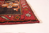 27857-Hamadan Hand-Knotted/Handmade Persian Rug/Carpet Tribal/Nomadic Authentic/ Size: 9'9" x 6'7"/297cm x 201cm