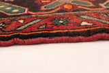 27857-Hamadan Hand-Knotted/Handmade Persian Rug/Carpet Tribal/Nomadic Authentic/ Size: 9'9" x 6'7"/297cm x 201cm