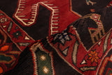 27857-Hamadan Hand-Knotted/Handmade Persian Rug/Carpet Tribal/Nomadic Authentic/ Size: 9'9" x 6'7"/297cm x 201cm