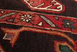 27857-Hamadan Hand-Knotted/Handmade Persian Rug/Carpet Tribal/Nomadic Authentic/ Size: 9'9" x 6'7"/297cm x 201cm