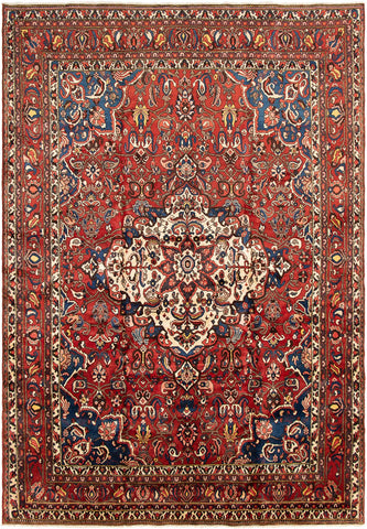 27896- Bakhtiar Hand-Knotted/Handmade Persian Rug/Carpet Traditional Authentic/ Size : 12'5" x 8'8"/378cm x 264cm