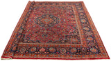 27365-Mashad Hand-Knotted/Handmade Persian Rug/Carpet Traditional Authentic/ Size: 11'2" x 10'0"/340cm x 305cm