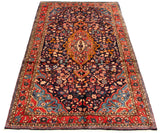 27867-Hamadan Hand-Knotted/Handmade Persian Rug/Carpet Tribal/Nomadic Authentic/ Size: 11'0" x 5'4"/335cm x 163cm