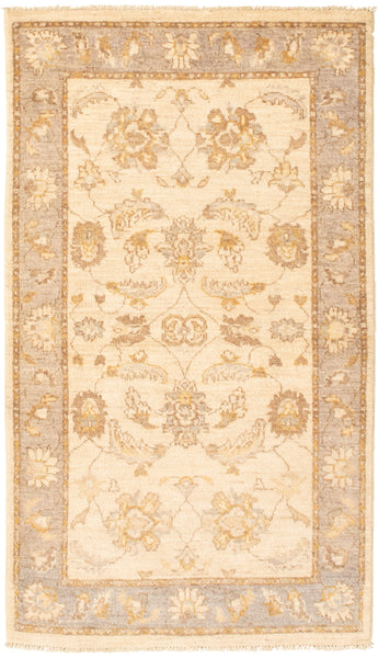 27160- Royal Ushak Hand-Knotted/Handmade Indian Rug/Carpet Traditional/Authentic/Size: 5'2" x 2'11"/244cm x 81cm