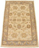 27160- Royal Ushak Hand-Knotted/Handmade Indian Rug/Carpet Traditional/Authentic/Size: 5'2" x 2'11"/244cm x 81cm