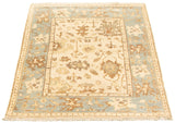 27162- Royal Ushak Hand-Knotted/Handmade Indian Rug/Carpet Traditional/Authentic/Size: 5'11" x 3'11"/180cm x 119cm