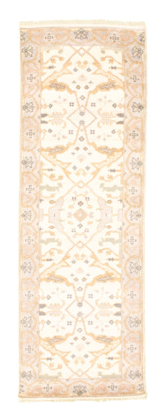 27168- Royal Ushak Hand-Knotted/Handmade Indian Rug/Carpet Traditional/Authentic/Size: 7'10" x 2'7"/239cm x 79cm