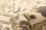 27171- Royal Ushak Hand-Knotted/Handmade Indian Rug/Carpet Traditional/Authentic/Size: 9'7" x 2'6"/292cm x 76cm