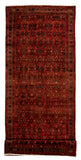 27059-Bidjar Hand-Knotted/Handmade Persian Rug/Carpet Traditional/ Authentic/ Size: 12'2"x 4'8"