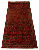27059-Bidjar Hand-Knotted/Handmade Persian Rug/Carpet Traditional/ Authentic/ Size: 12'2"x 4'8"