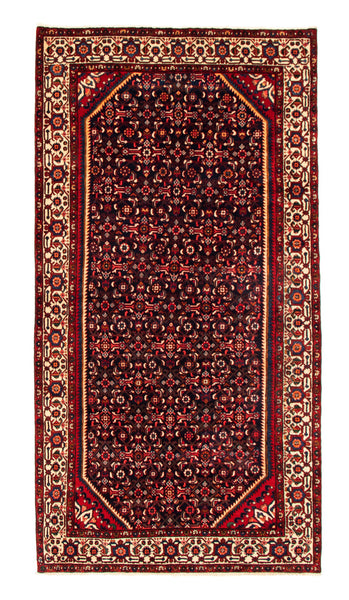 27868-Hamadan Hand-Knotted/Handmade Persian Rug/Carpet Tribal/Nomadic Authentic/ Size: 9'9" x 5'1"/297cm x 155cm