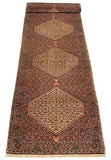 27105-Bidjar Hand-Knotted/Handmade Persian Rug/Carpet Traditional/ Authentic/ Size: 13'0"x 2'11"