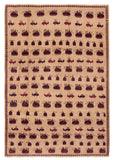 26779- Balutch War Rug/ Persian Hand-knotted Authentic/Nomadic/Tribal Rug/Carpet/ Size: 9'9" x 6'11"