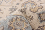 27172- Royal Ushak Hand-Knotted/Handmade Indian Rug/Carpet Traditional/Authentic/Size:10'0" x 2'6"/305cm x 76cm