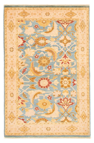 26858- Royal Ushak Hand-Knotted/Handmade Indian Rug/Carpet Traditional/Authentic/Size: 6'3" x 4'0"