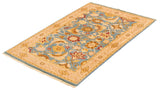 26858- Royal Ushak Hand-Knotted/Handmade Indian Rug/Carpet Traditional/Authentic/Size: 6'3" x 4'0"