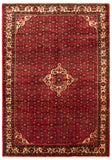27855-Hamadan Hand-Knotted/Handmade Persian Rug/Carpet Tribal/Nomadic Authentic/ Size: 9'6" x 6'8"/290cm x 203cm