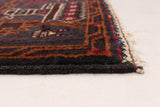 26821- Balutch War RugPersian Hand-knotted Authentic/Nomadic/Tribal Rug/Carpet/ Size: 4'9" x 3'0"