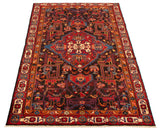 27873-Hamadan Hand-Knotted/Handmade Persian Rug/Carpet Tribal/Nomadic Authentic/ Size: &nbsp;9'3" x 4'9"/282cm x 145cm