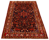 27866-Hamadan Hand-Knotted/Handmade Persian Rug/Carpet Tribal/Nomadic Authentic/ Size: 9'6" x 5'2"/290cm x 157cm