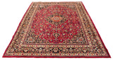 27895-Mashad Hand-Knotted/Handmade Persian Rug/Carpet Traditional Authentic/ Size: 12'11" x 9'5"/394cm x 287cm