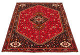 27862- Shiraz Persian Hand-knotted/Authentic/Traditional Nomadic/Tribal / Size: 8'8" x 5'10"/264cm x 178cm