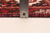 27862- Shiraz Persian Hand-knotted/Authentic/Traditional Nomadic/Tribal / Size: 8'8" x 5'10"/264cm x 178cm