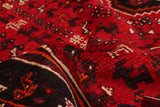 27862- Shiraz Persian Hand-knotted/Authentic/Traditional Nomadic/Tribal / Size: 8'8" x 5'10"/264cm x 178cm