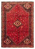 27849- Shiraz Persian Hand-knotted/Authentic/Traditional Nomadic/Tribal / Size: 10'0" x 6'11"/305cm x 211cm