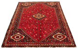 27849- Shiraz Persian Hand-knotted/Authentic/Traditional Nomadic/Tribal / Size: 10'0" x 6'11"/305cm x 211cm