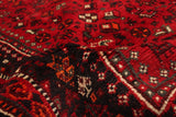 27849- Shiraz Persian Hand-knotted/Authentic/Traditional Nomadic/Tribal / Size: 10'0" x 6'11"/305cm x 211cm