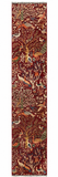 27827-Chobi Ziegler Handmade/Hand-knotted Afghan Rug/Carpet Tribal/Nomadic Authentic/ Size: 12'9" x 2'7" / 289cm x 79cm