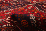 27858- Shiraz Persian Hand-knotted/Authentic/Traditional Nomadic/Tribal / Size: 8'10" x 5'10"/269cm x 178cm