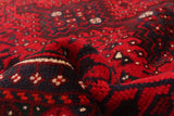 27882- Shiraz Persian Hand-knotted/Authentic/Traditional Nomadic/Tribal / Size: 6'3" x 4'10"/191cm x 147cm