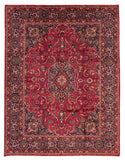 25417-Mashad Hand-Knotted/Handmade Persian Rug/Carpet Traditional Authentic/ Size: 12'9" x 9'7"/389cm x 292cm