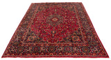 25417-Mashad Hand-Knotted/Handmade Persian Rug/Carpet Traditional Authentic/ Size: 12'9" x 9'7"/389cm x 292cm