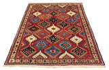 27898-Yalameh Hand-Knotted/Handmade Persian Rug/Carpet Tribal/Nomadic Authentic/ Size: 9'6" x 6'7"/290cm x 201cm