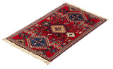 26792-Yalameh Hand-Knotted/Handmade Persian Rug/Carpet Tribal/Nomadic Authentic/ Size: 3'2" x 1'8"