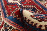 26790-Yalameh Hand-Knotted/Handmade Persian Rug/Carpet Tribal/Nomadic Authentic/ Size: 3'1" x 1'7"