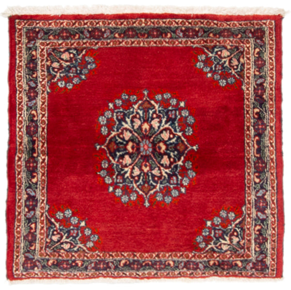 26783-Moud Handmade/Hand-Knotted Persian Rug/Traditional/Carpet Authentic/ Size: 2'1" x 2'0"