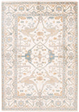 26852- Royal Ushak Hand-Knotted/Handmade Indian Rug/Carpet Traditional/Authentic/Size: 8'9" x 6'3"