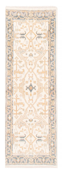 26800- Royal Ushak Hand-Knotted/Handmade Indian Rug/Carpet Traditional/Authentic/Size: 6'0" x 2'5"