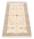 26800- Royal Ushak Hand-Knotted/Handmade Indian Rug/Carpet Traditional/Authentic/Size: 6'0" x 2'5"