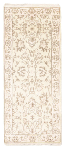 27169- Royal Ushak Hand-Knotted/Handmade Indian Rug/Carpet Traditional/Authentic/Size: 5'11" x 2'7"/180cm x 79cm