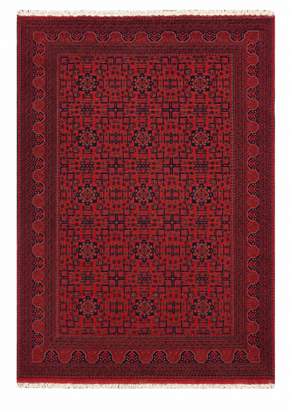 27908- Khal Mohammad Hand-Knotted/Handmade Afghan Rug/Carpet/Traditional/Authentic/Size: 9'8" x 6'5"/295cm x 196cm